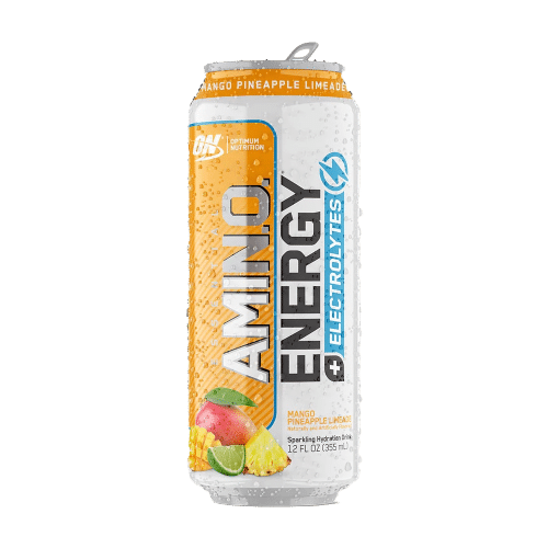 Amino Energy + Electrolytes Sparkling RTD by Optimum Nutrition is a convenient performance beverage, built from the ground up to fuel performance,