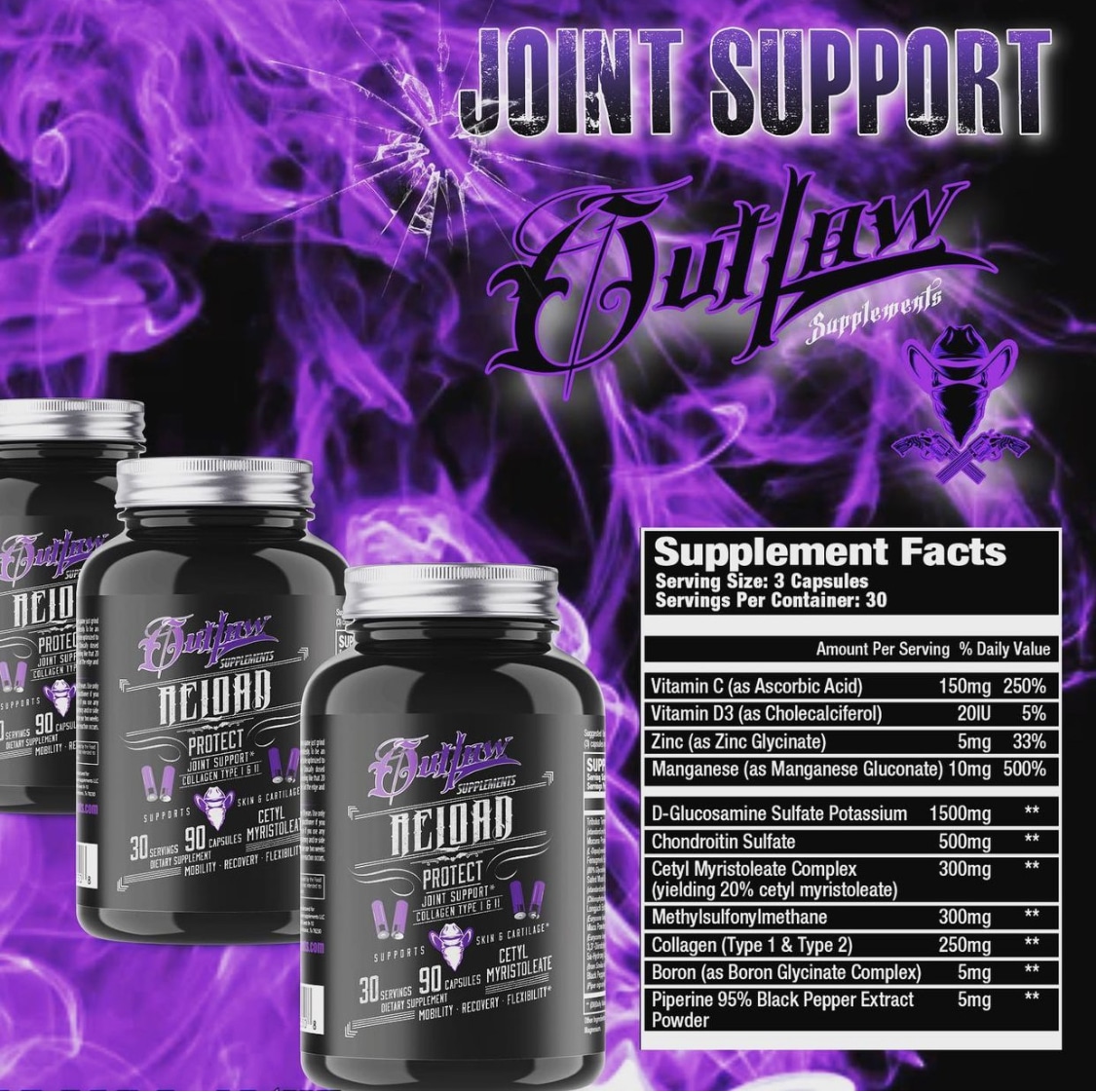 Outlaw Supplements Reload Joint Support